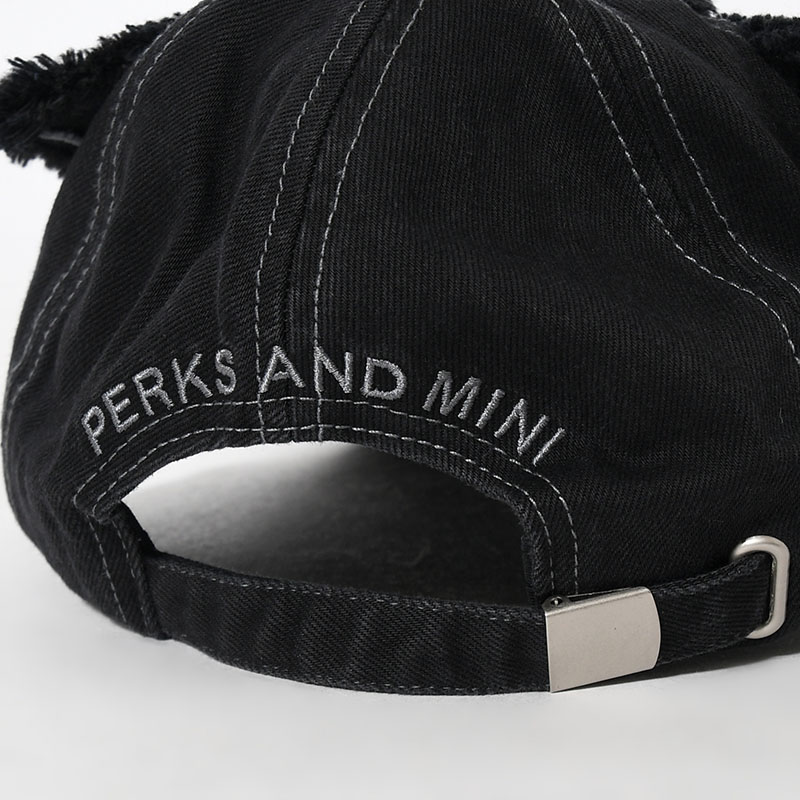 ALIEN KISS WINGED BASEBALL CAP -BLACK-