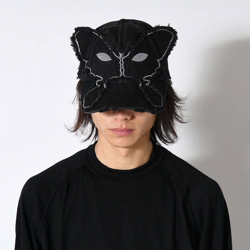 ALIEN KISS WINGED BASEBALL CAP -BLACK-