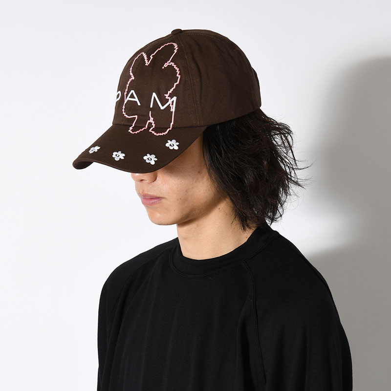 BRICK GESTURES BASEBALL CAP -TOFFEE-