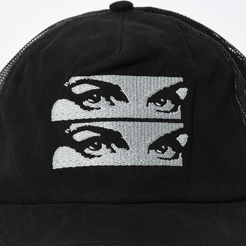 STACKS ON TRUCKER CAP -BLACK-