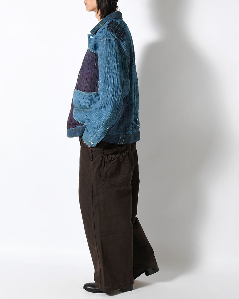 KANTHA QUILT TYPE-2.5 size:3 -INDIGO-