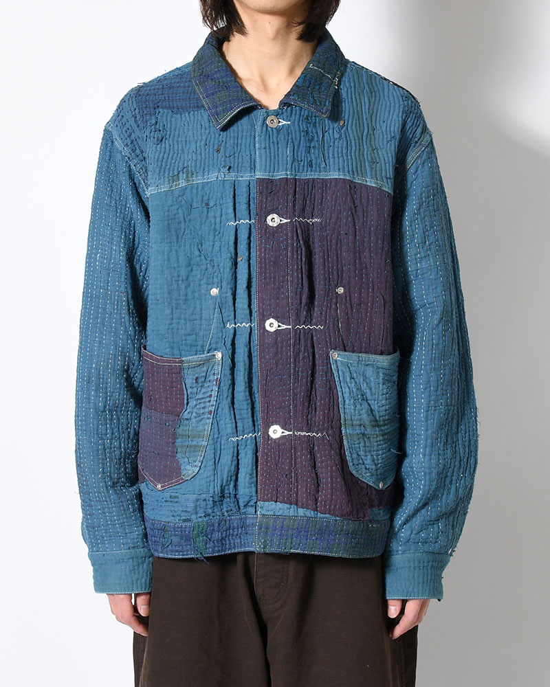 KANTHA QUILT TYPE-2.5 size:3 -INDIGO-