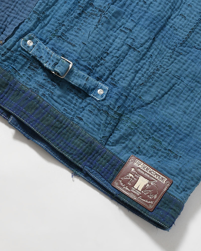 KANTHA QUILT TYPE-2.5 size:3 -INDIGO-