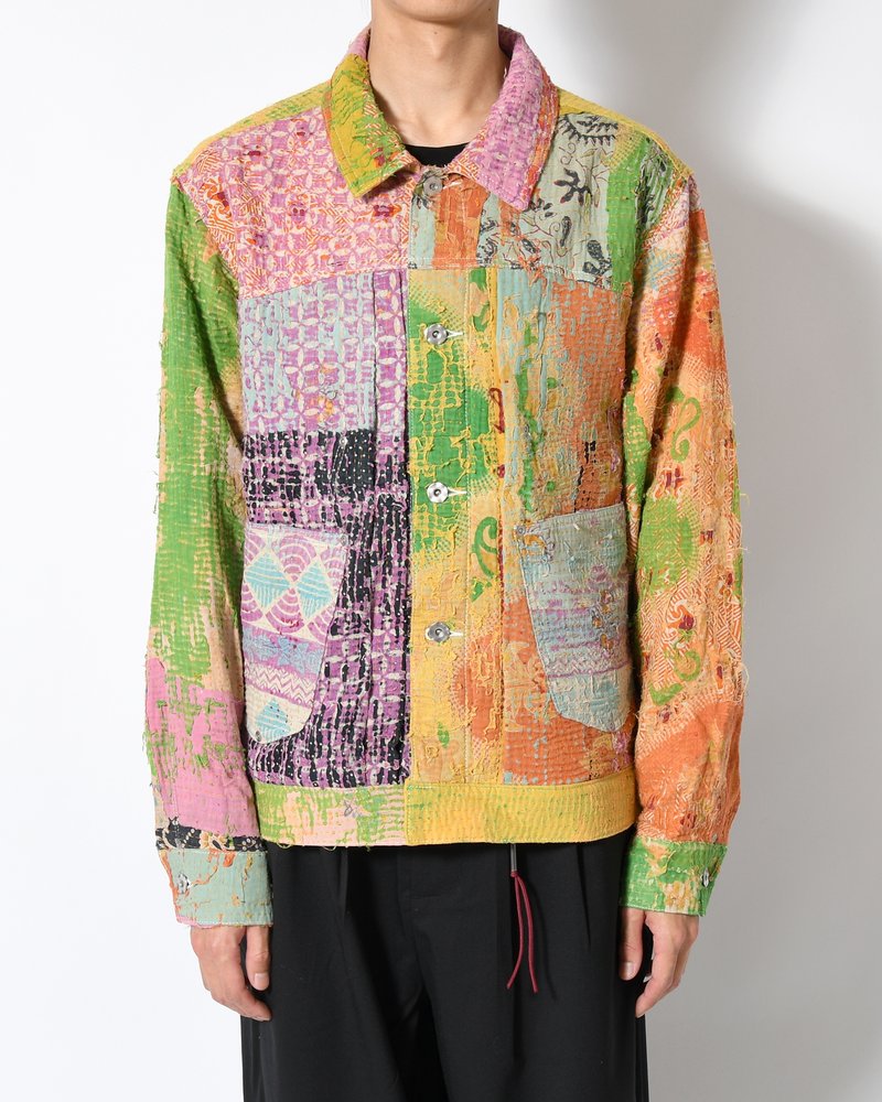 KANTHA QUILT TYPE-2.5 JACKET size:2 -TYPE:A-