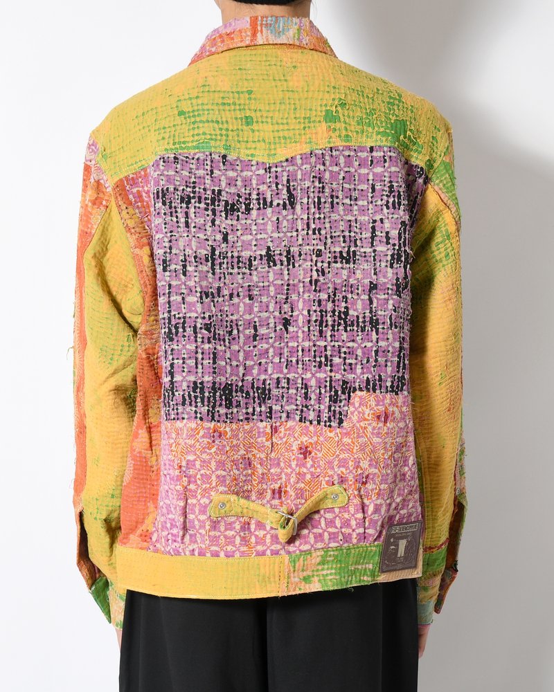 KANTHA QUILT TYPE-2.5 JACKET size:2 -TYPE:A-