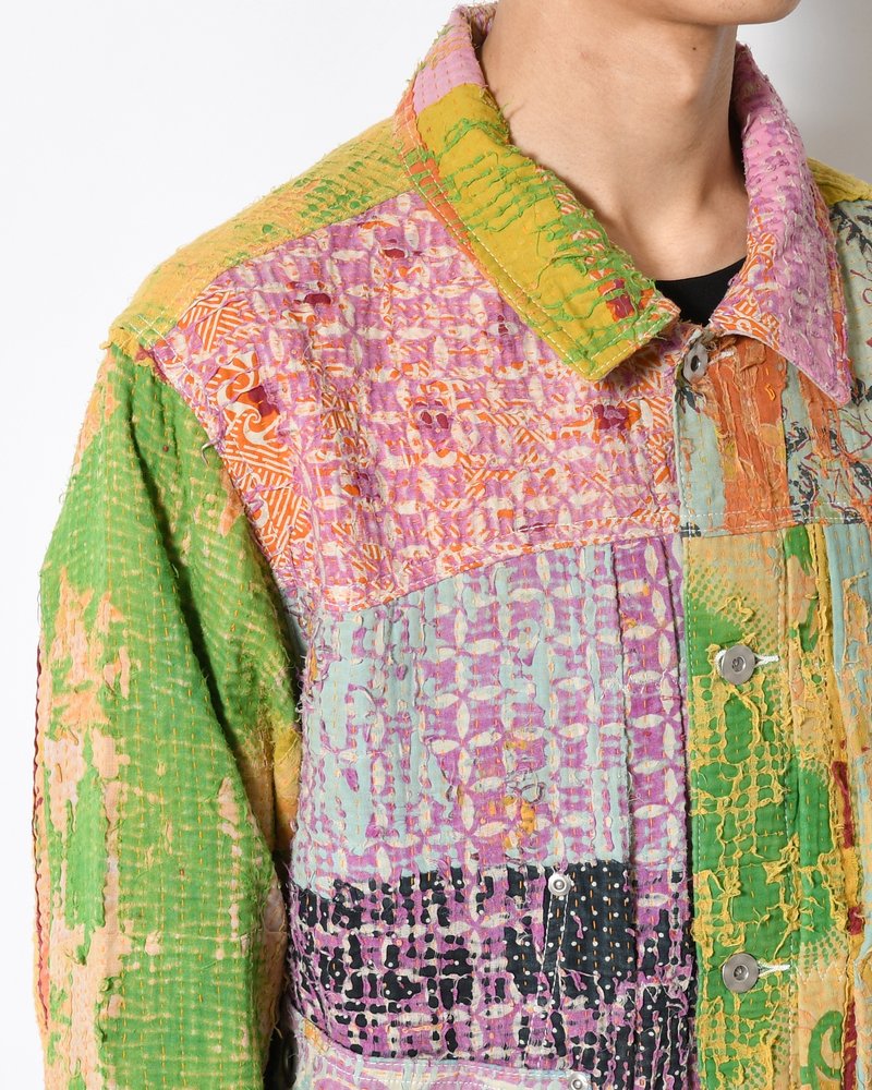 KANTHA QUILT TYPE-2.5 JACKET size:2 -TYPE:A-