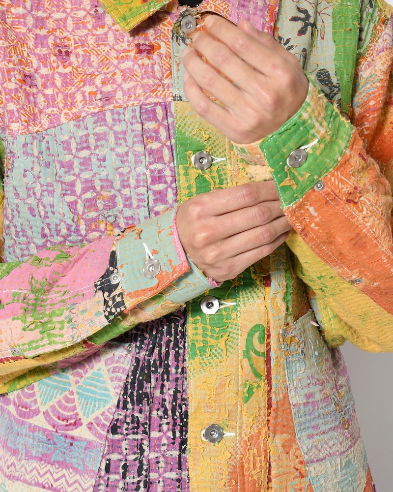 KANTHA QUILT TYPE-2.5 JACKET size:2 -TYPE:A-
