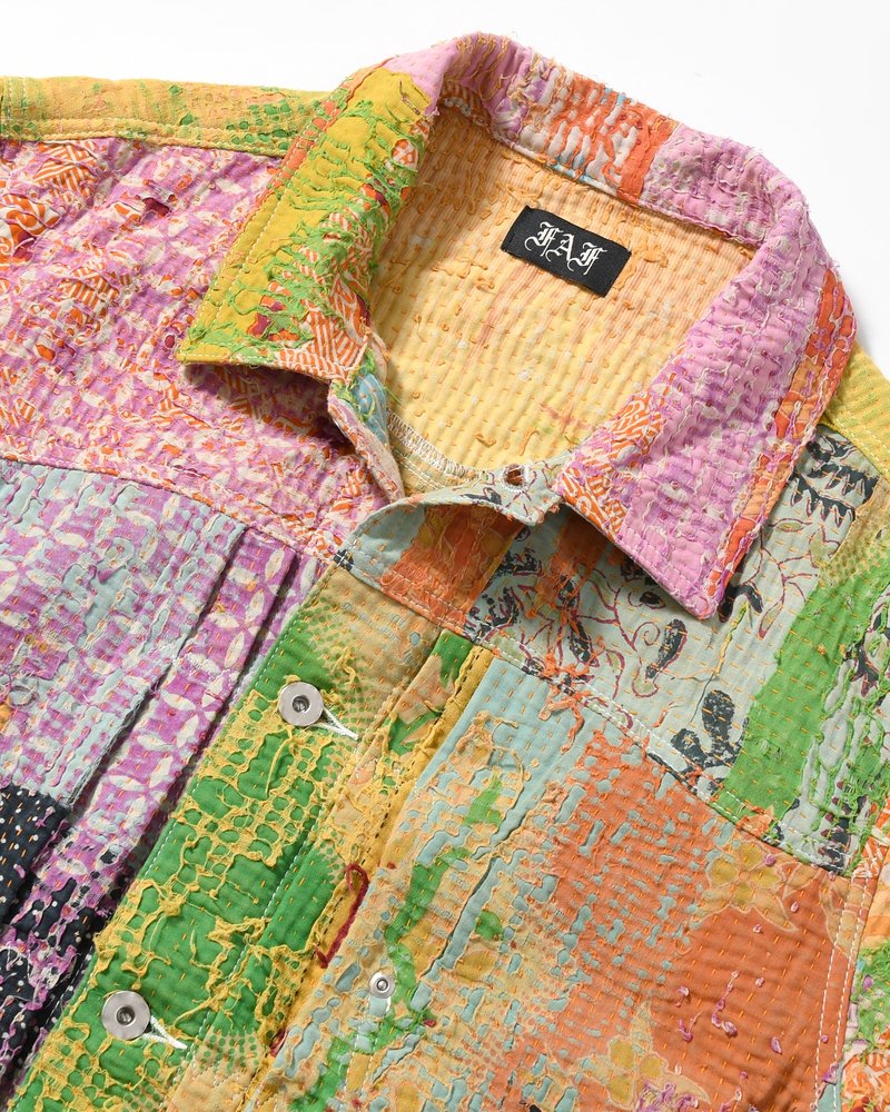 KANTHA QUILT TYPE-2.5 JACKET size:2 -TYPE:A-
