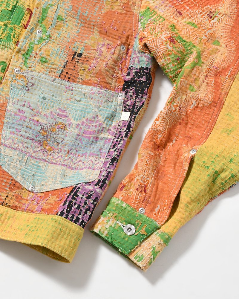 KANTHA QUILT TYPE-2.5 JACKET size:2 -TYPE:A-