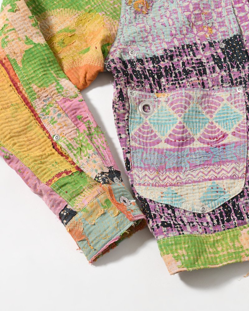 KANTHA QUILT TYPE-2.5 JACKET size:2 -TYPE:A-