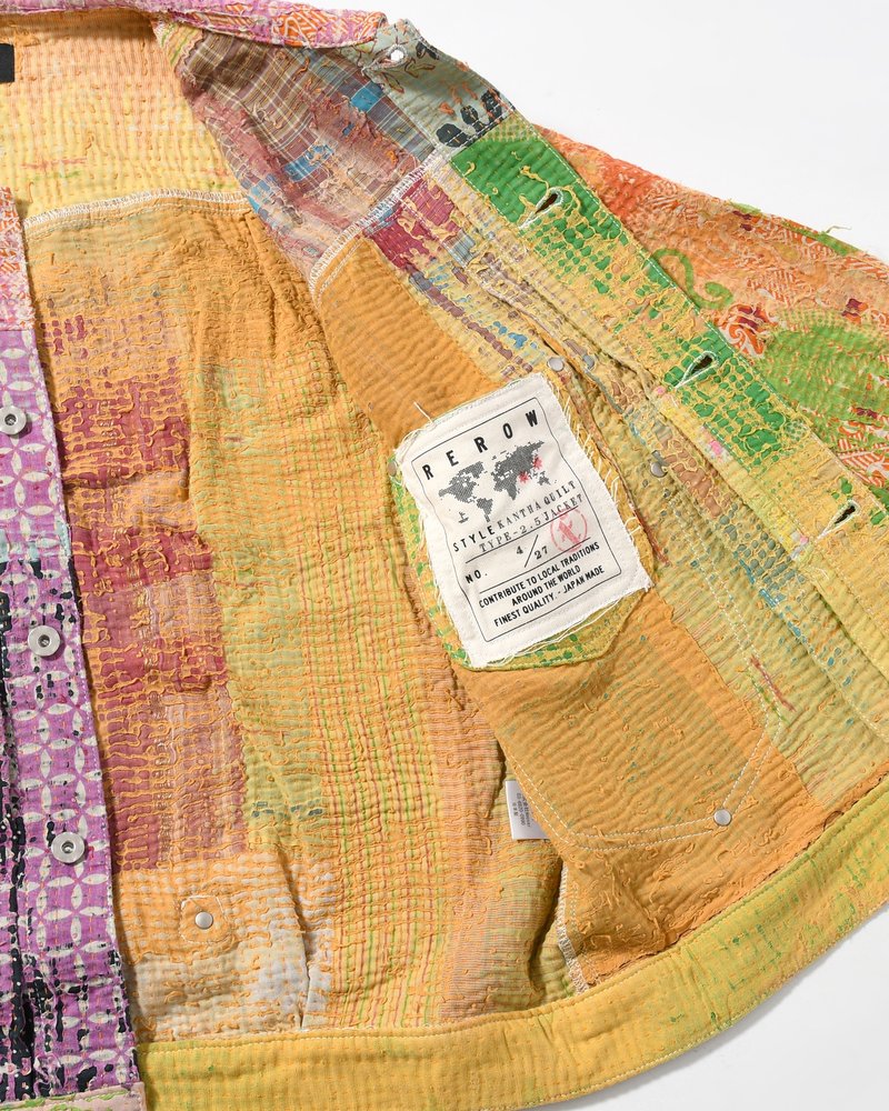 KANTHA QUILT TYPE-2.5 JACKET size:2 -TYPE:A-