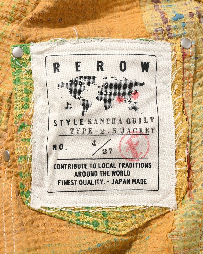 KANTHA QUILT TYPE-2.5 JACKET size:2 -TYPE:A-