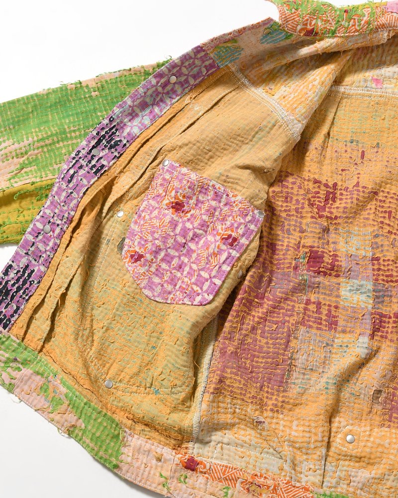 KANTHA QUILT TYPE-2.5 JACKET size:2 -TYPE:A-