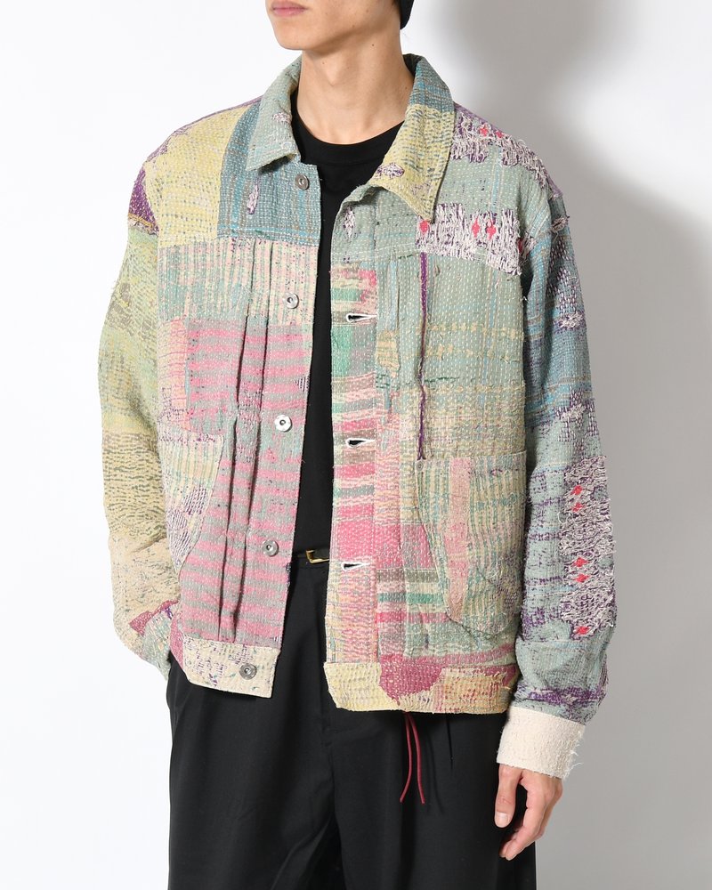 KANTHA QUILT TYPE-2.5 JACKET size:2 -TYPE:B-