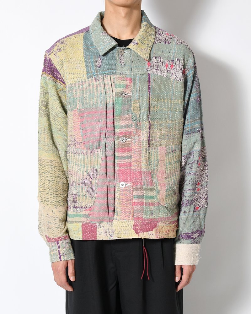 KANTHA QUILT TYPE-2.5 JACKET size:2 -TYPE:B-