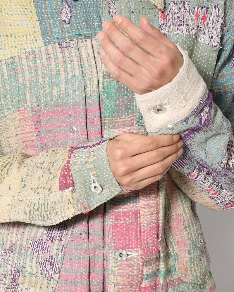 KANTHA QUILT TYPE-2.5 JACKET size:2 -TYPE:B-