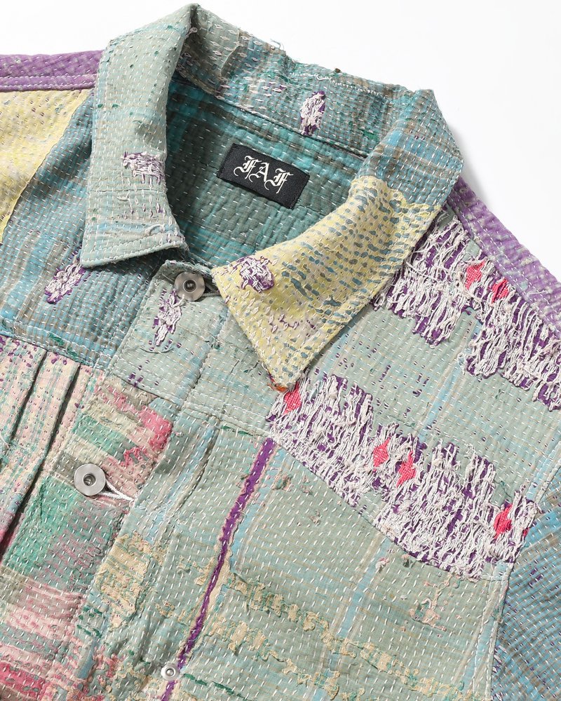 KANTHA QUILT TYPE-2.5 JACKET size:2 -TYPE:B-