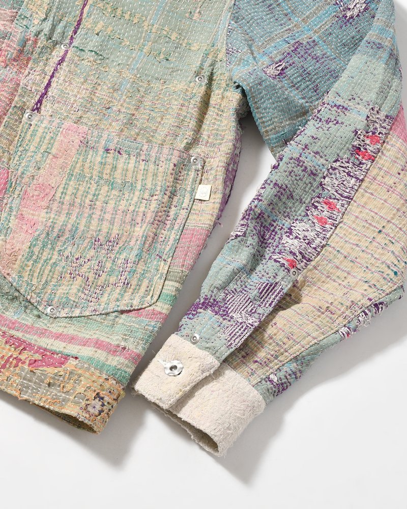 KANTHA QUILT TYPE-2.5 JACKET size:2 -TYPE:B-