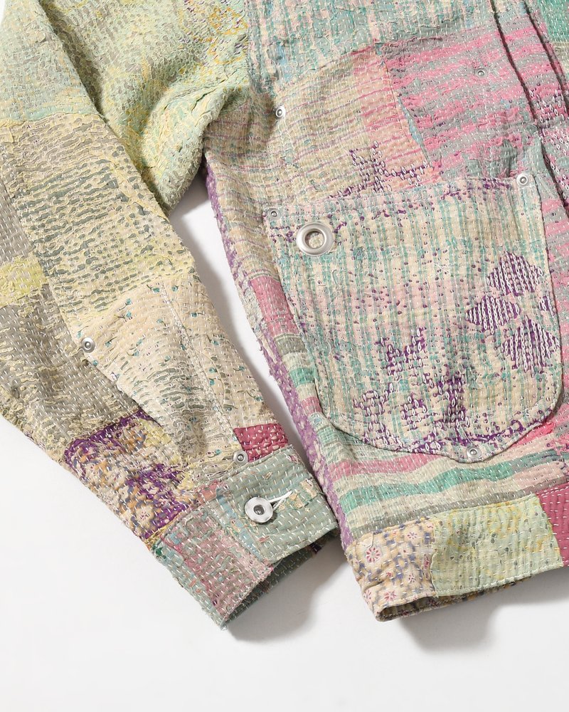 KANTHA QUILT TYPE-2.5 JACKET size:2 -TYPE:B-