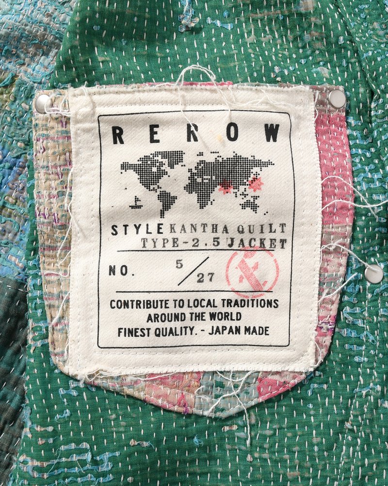 KANTHA QUILT TYPE-2.5 JACKET size:2 -TYPE:B-