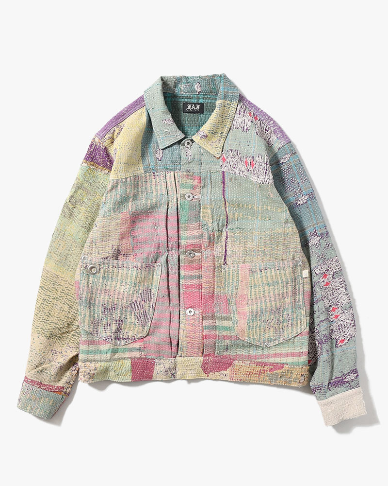 KANTHA QUILT TYPE-2.5 JACKET size:2 -TYPE:B-