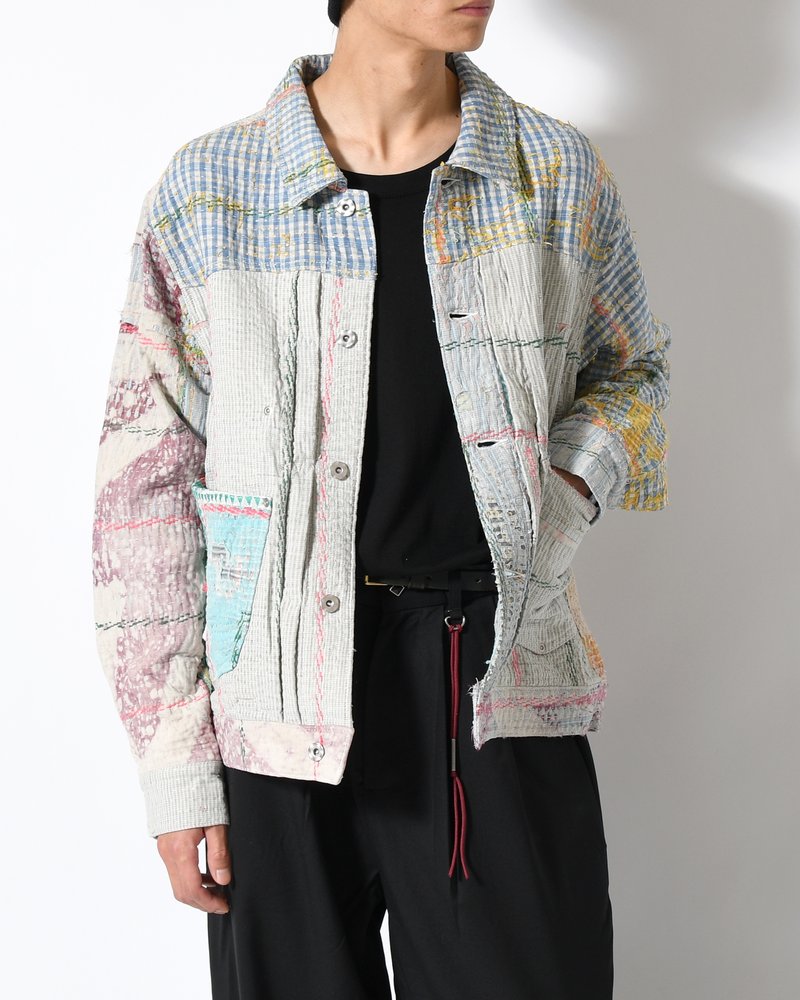 KANTHA QUILT TYPE-2.5 JACKET size:2 -TYPE:C-