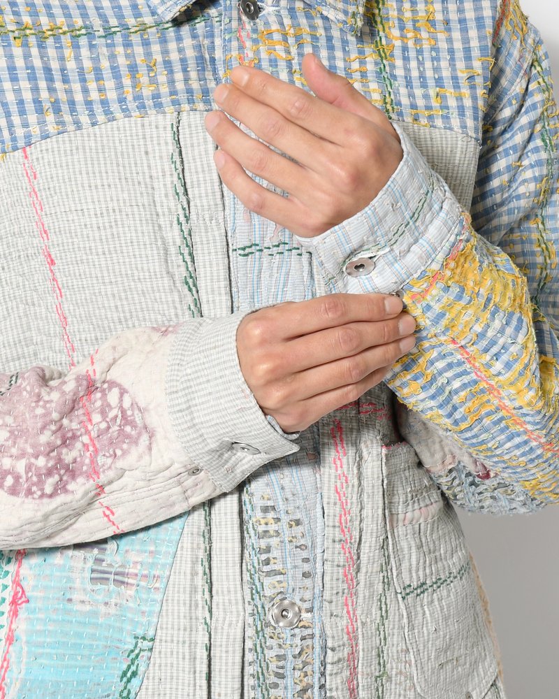 KANTHA QUILT TYPE-2.5 JACKET size:2 -TYPE:C-