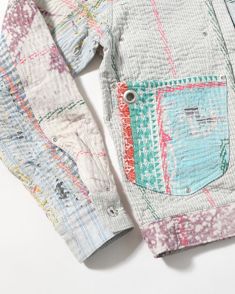 KANTHA QUILT TYPE-2.5 JACKET size:2 -TYPE:C-