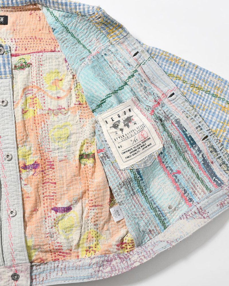 KANTHA QUILT TYPE-2.5 JACKET size:2 -TYPE:C-