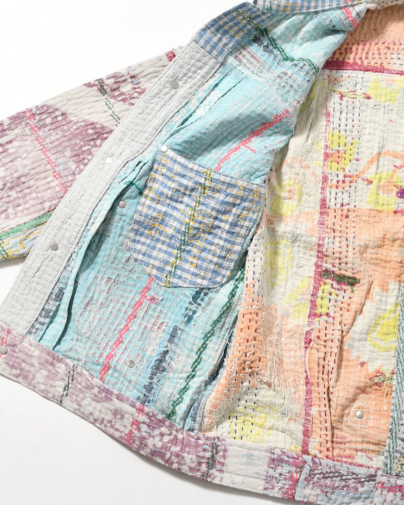 KANTHA QUILT TYPE-2.5 JACKET size:2 -TYPE:C-