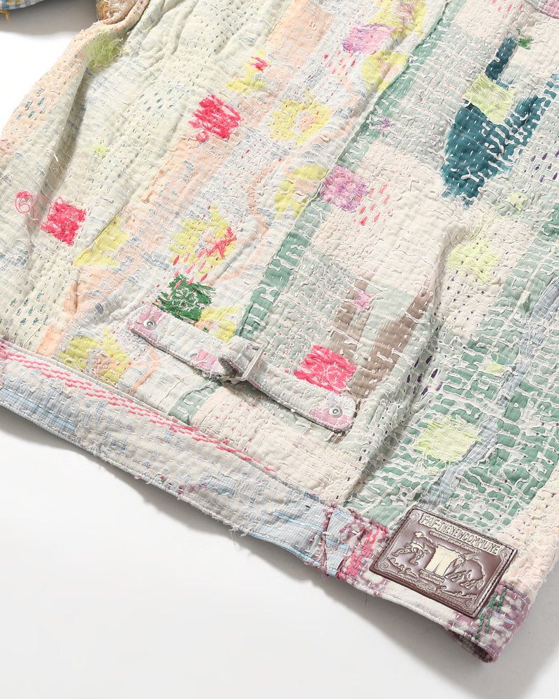 KANTHA QUILT TYPE-2.5 JACKET size:2 -TYPE:C-