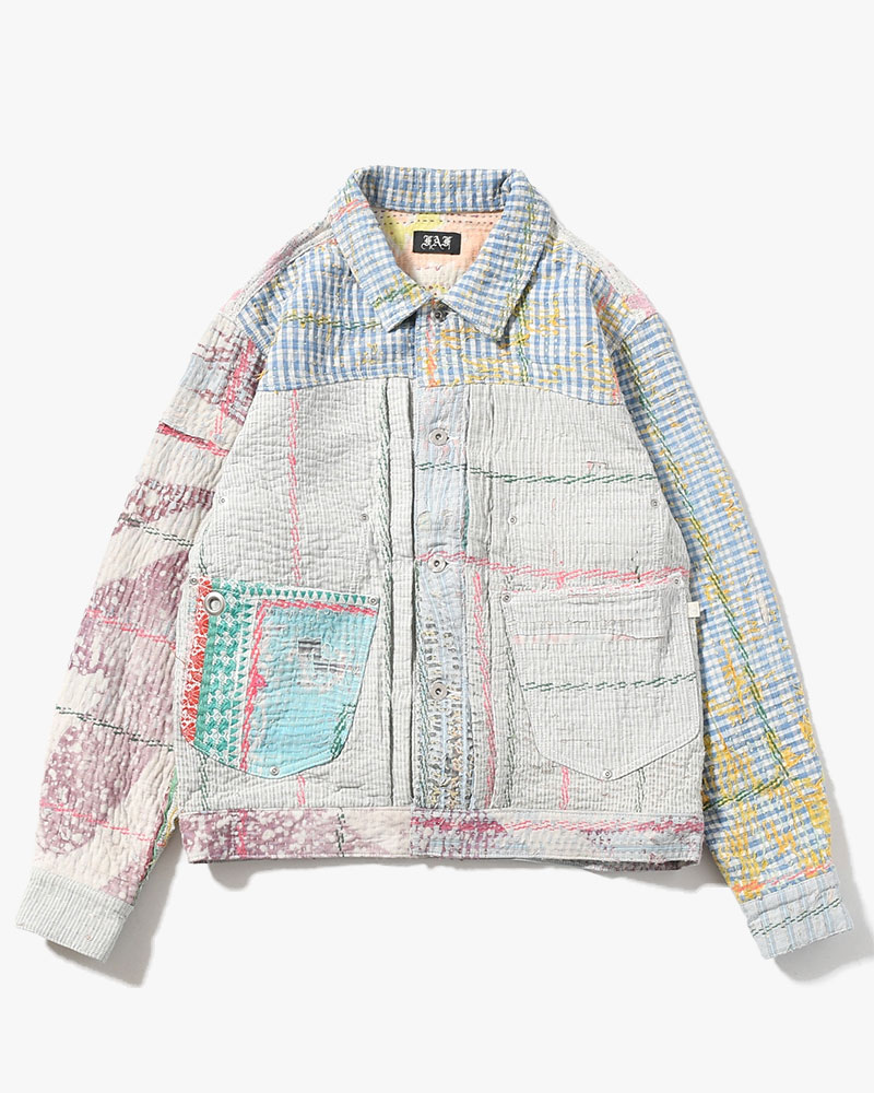 KANTHA QUILT TYPE-2.5 JACKET size:2 -TYPE:C-