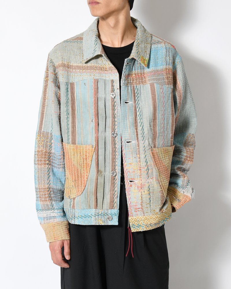 KANTHA QUILT TYPE-2.5 JACKET size:2 -TYPE:D-