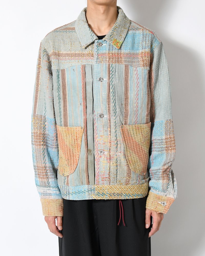 KANTHA QUILT TYPE-2.5 JACKET size:2 -TYPE:D-