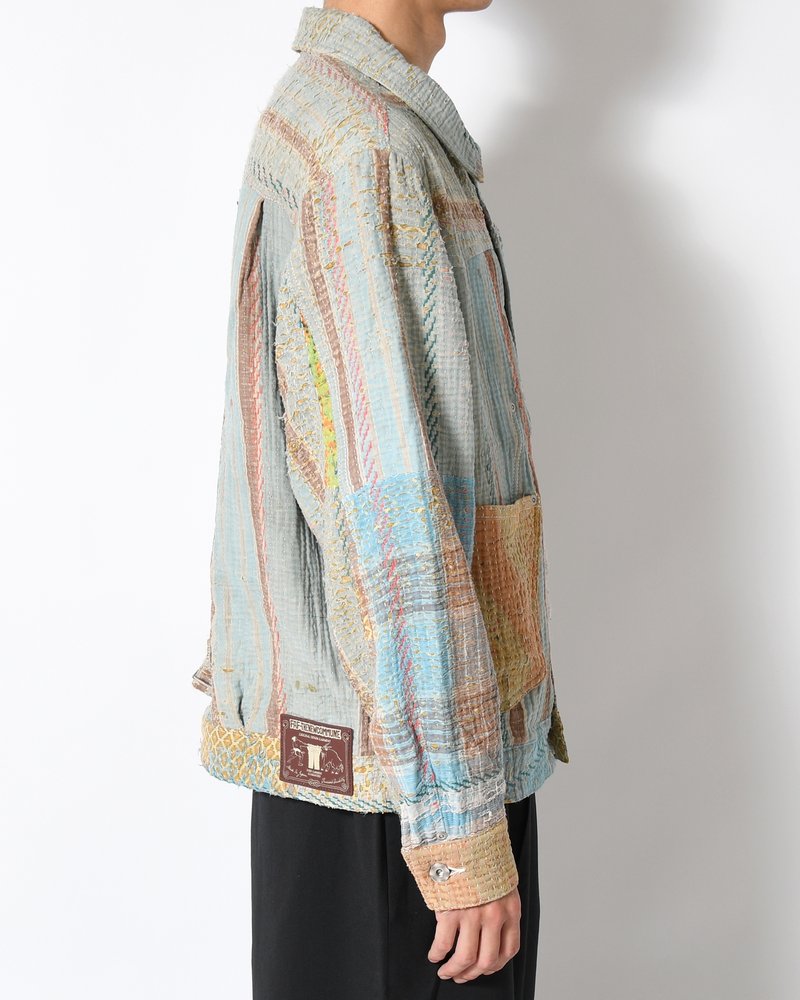KANTHA QUILT TYPE-2.5 JACKET size:2 -TYPE:D-