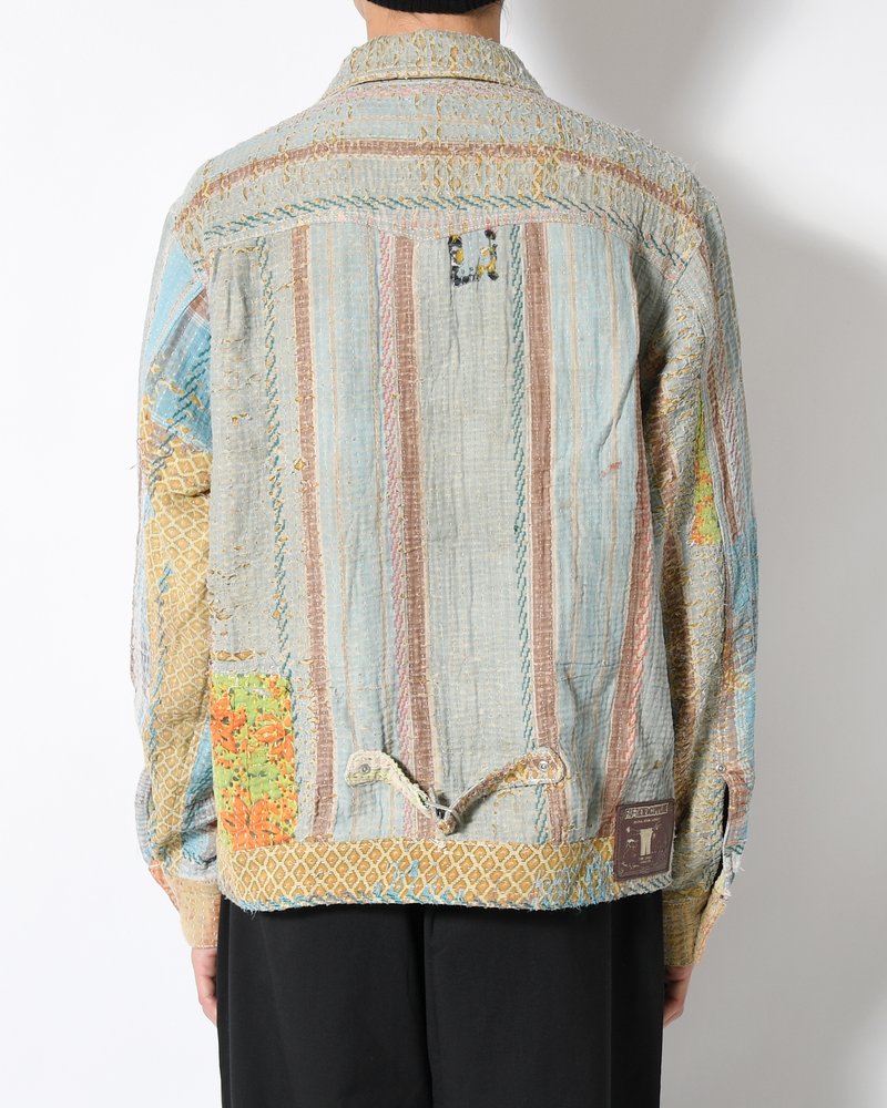 KANTHA QUILT TYPE-2.5 JACKET size:2 -TYPE:D-