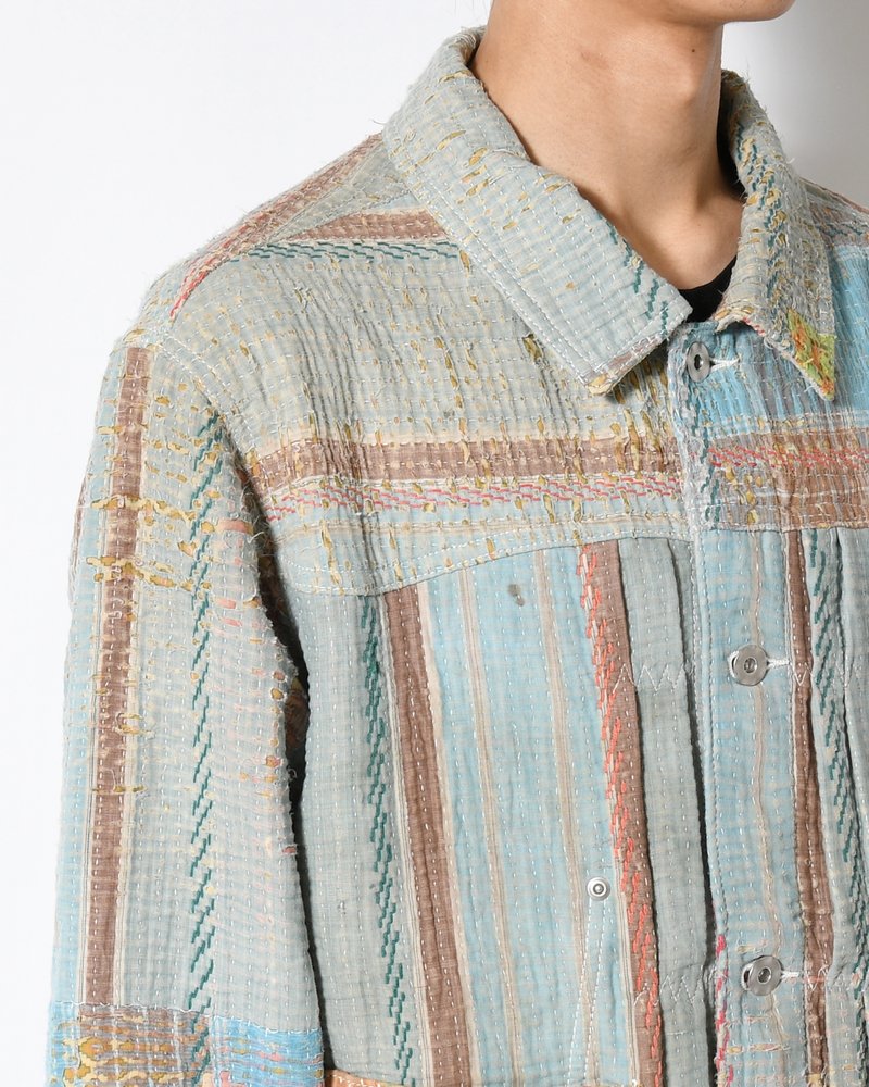 KANTHA QUILT TYPE-2.5 JACKET size:2 -TYPE:D-
