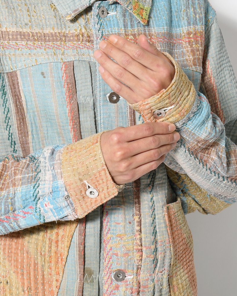 KANTHA QUILT TYPE-2.5 JACKET size:2 -TYPE:D-