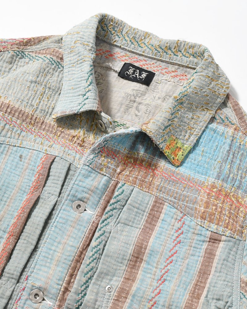 KANTHA QUILT TYPE-2.5 JACKET size:2 -TYPE:D-