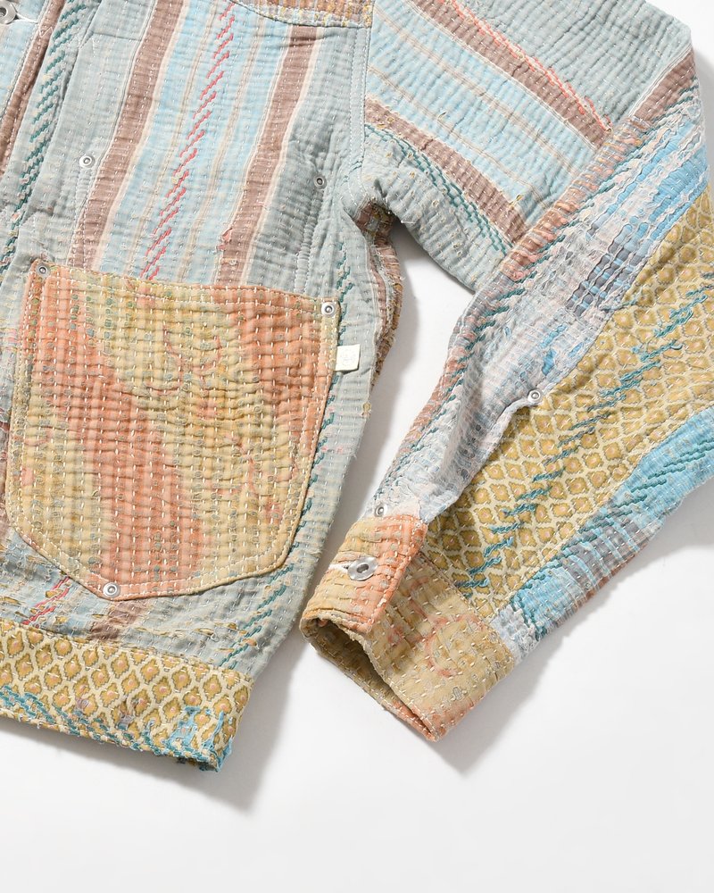 KANTHA QUILT TYPE-2.5 JACKET size:2 -TYPE:D-