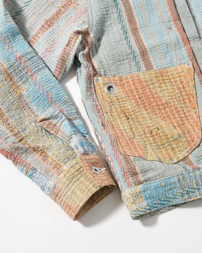 KANTHA QUILT TYPE-2.5 JACKET size:2 -TYPE:D-