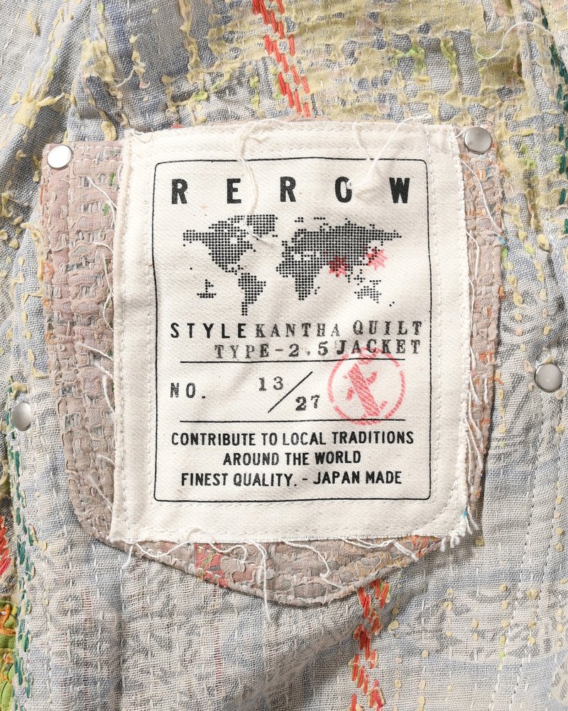 KANTHA QUILT TYPE-2.5 JACKET size:2 -TYPE:D-