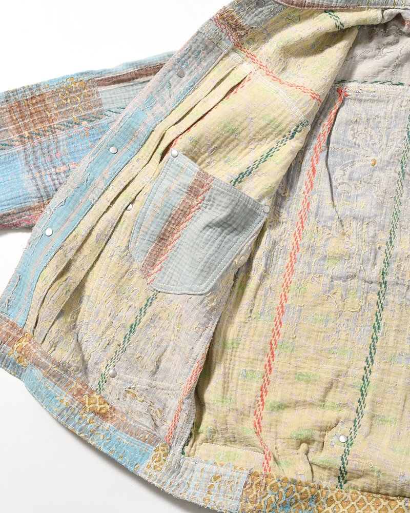 KANTHA QUILT TYPE-2.5 JACKET size:2 -TYPE:D-