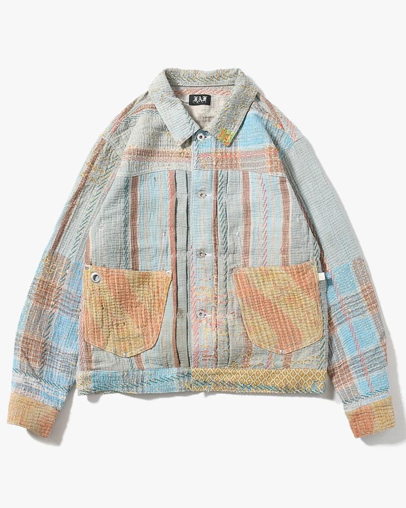 KANTHA QUILT TYPE-2.5 JACKET size:2 -TYPE:D-