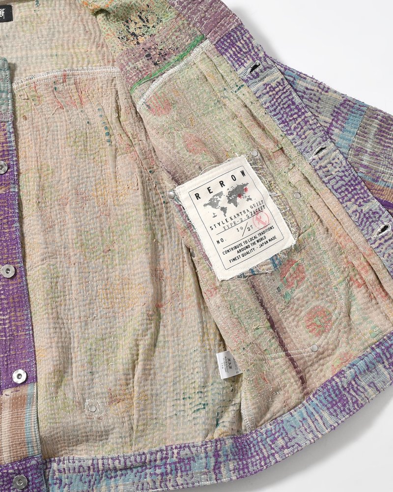 KANTHA QUILT TYPE-2.5 JACKET size:3 -TYPE:E-