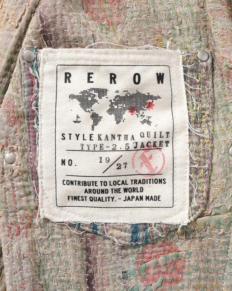 KANTHA QUILT TYPE-2.5 JACKET size:3 -TYPE:E-