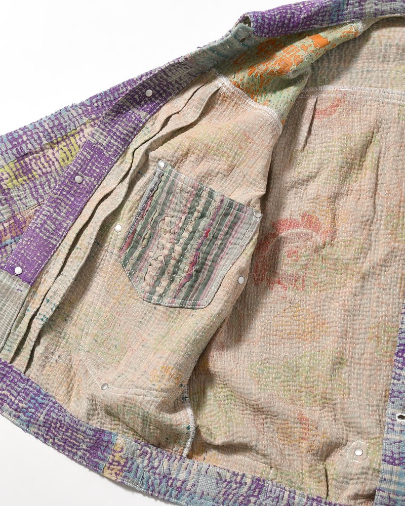KANTHA QUILT TYPE-2.5 JACKET size:3 -TYPE:E-