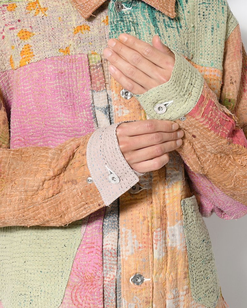 KANTHA QUILT TYPE-2.5 JACKET size:3 -TYPE:F-