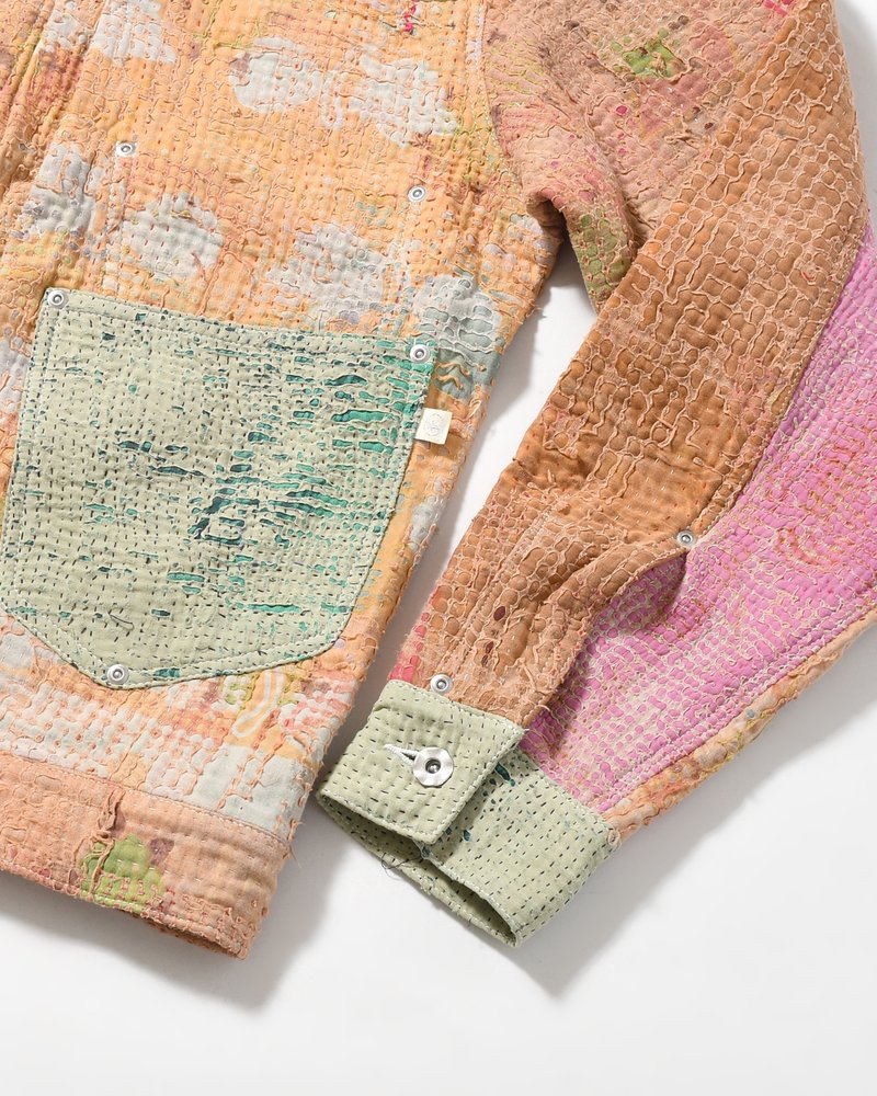 KANTHA QUILT TYPE-2.5 JACKET size:3 -TYPE:F-