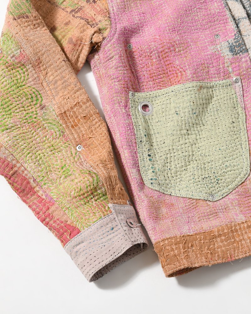KANTHA QUILT TYPE-2.5 JACKET size:3 -TYPE:F-